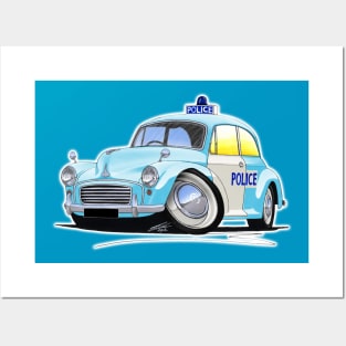 Morris Minor Police Car Posters and Art